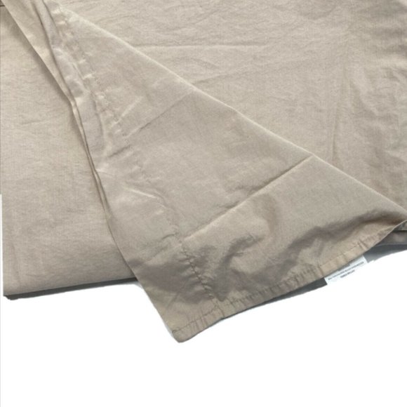 Tan Twin Sized Sheets Set 1 Fitted & 1 Flat Cotton - Picture 4 of 4